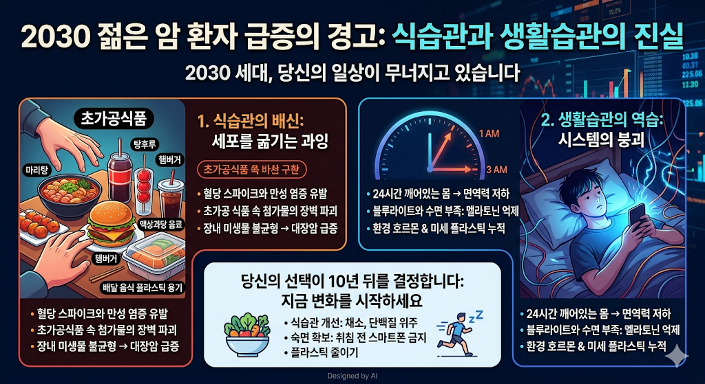 2030 젊은 암 환자 급증의 경고