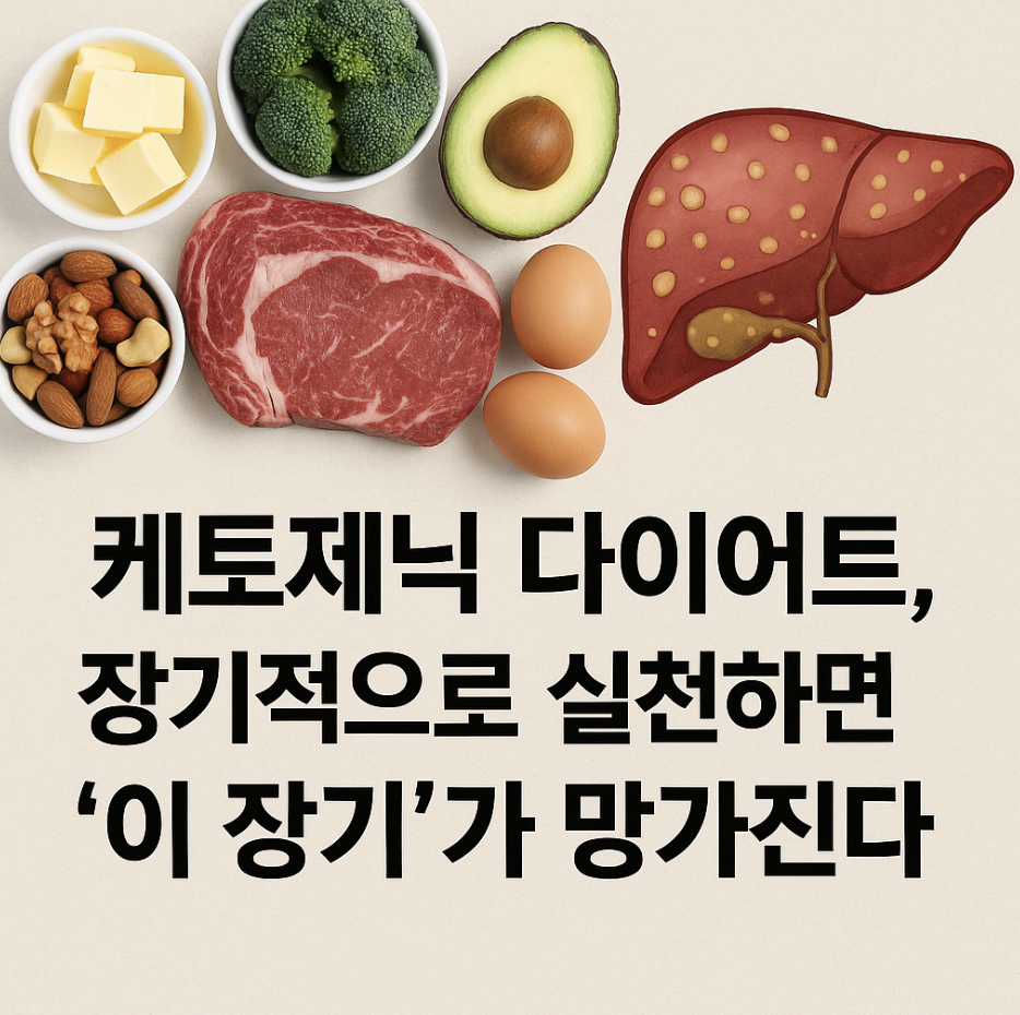 케토제닉 다이어트, 장기적으로 실천하면 '이 장기'가 망가진다
