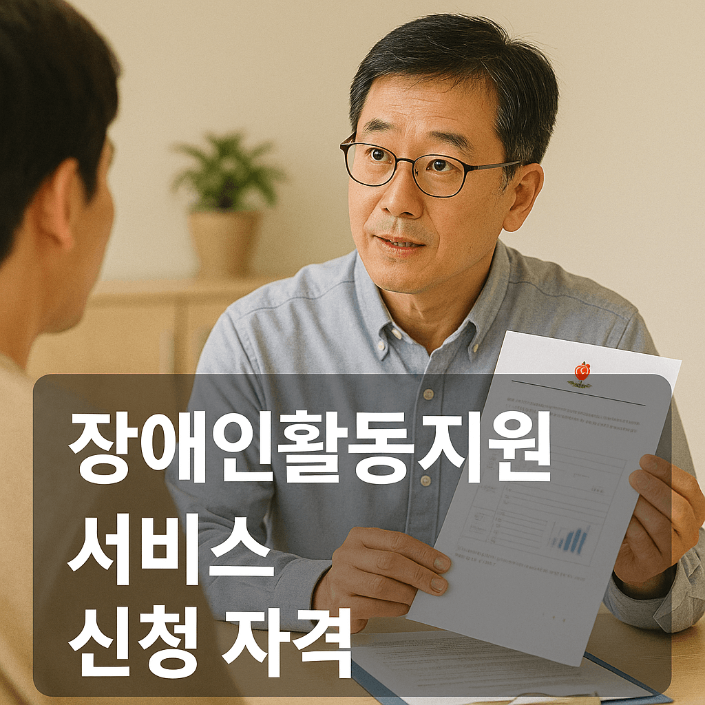 장애인활동지원서비스 신청 자격