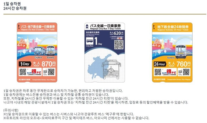 지하철1일권