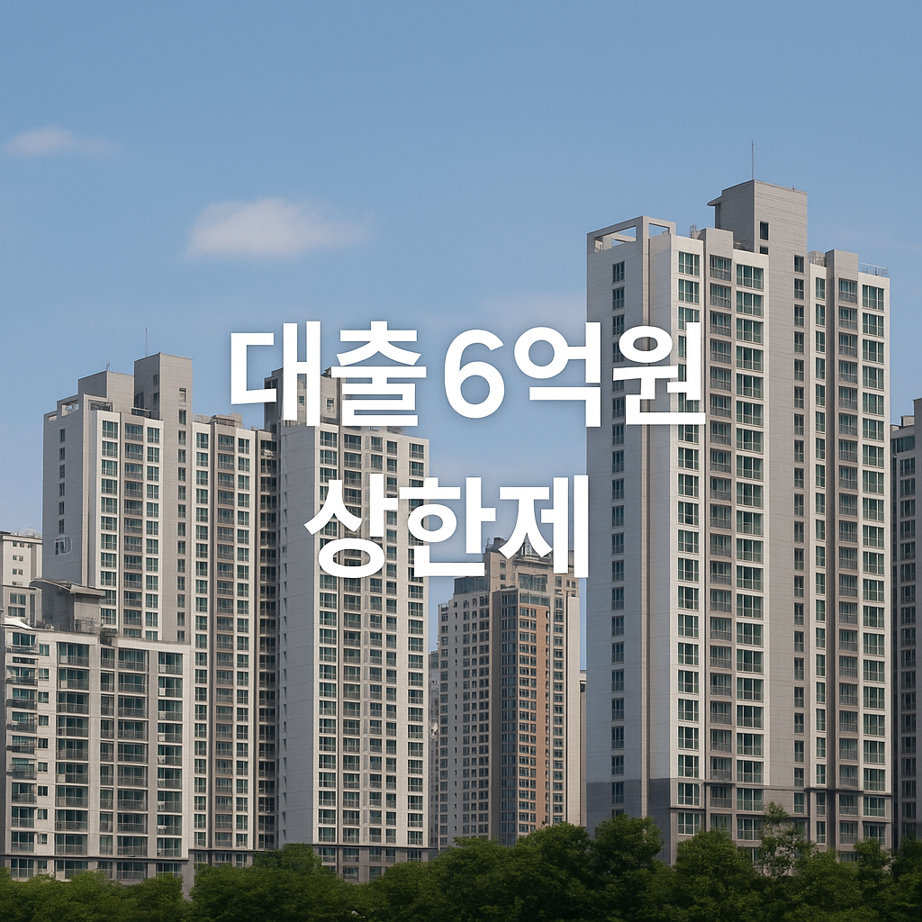 서울 강남 아파트 전경에 ‘대출 6억원 상한제’