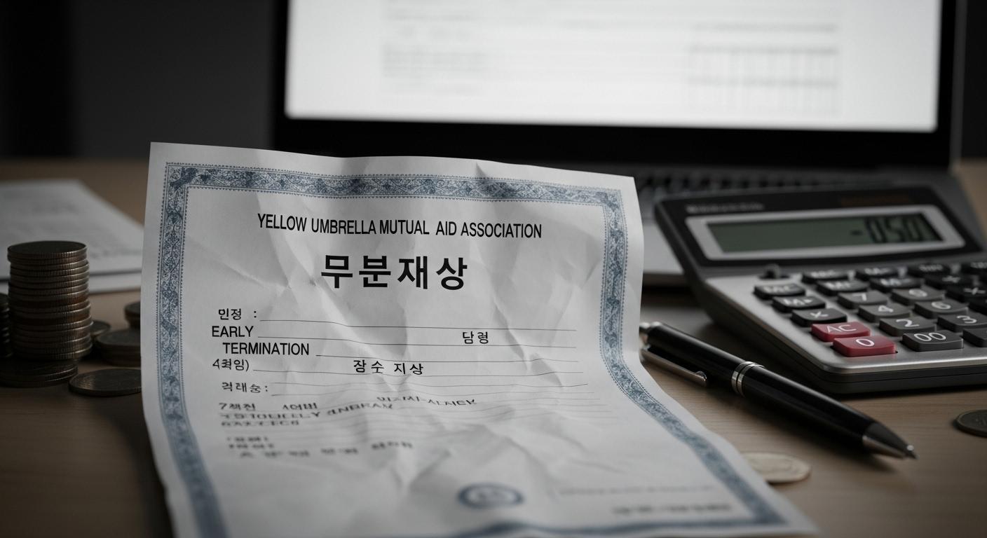 노란우산공제 중도해지 세금
