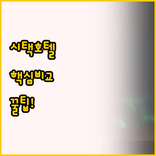 시택 공항 호텔 비교, 데이즈 인 v..