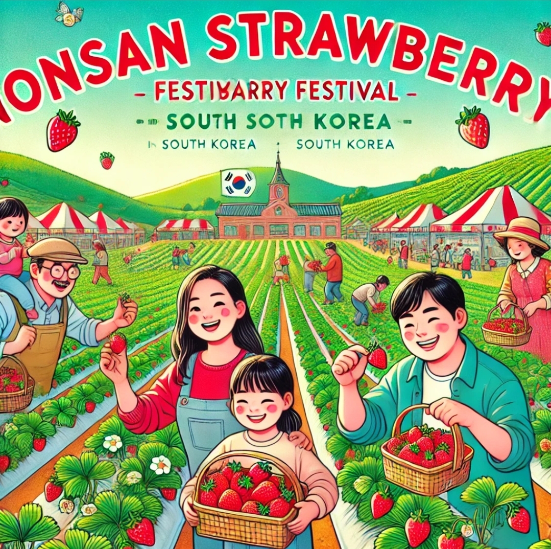 논산 딸기축제 - 논산에서 딸기 따기 체험, 가족 나들이 필수 코스!