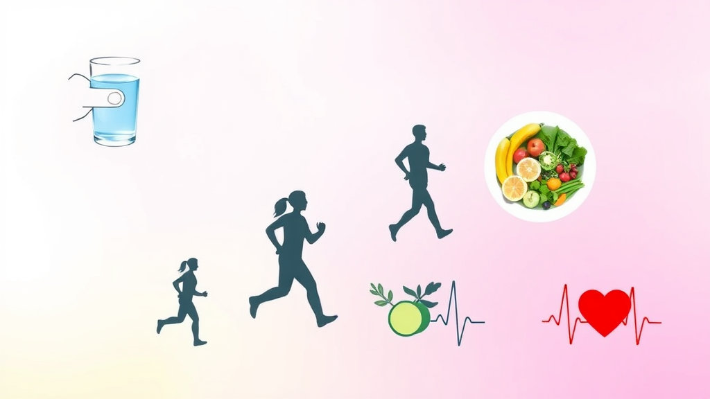 물을 마시며 운동을 하는 모습