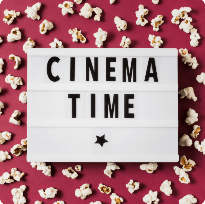 영화관을 상징하는 모습