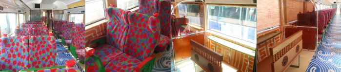 남도해양열차 1호차 모습