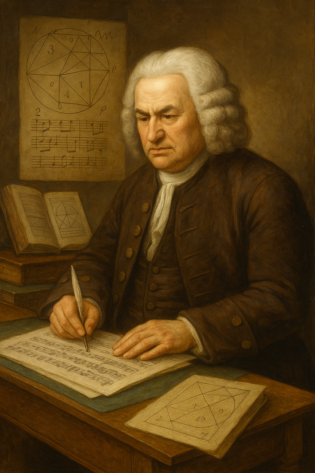 수학과 음학의 완벽한 결합한 바흐의 천재적 작곡 구조