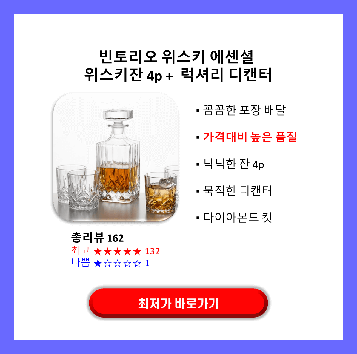 60대 남자 생일 선물 추천 디캔터 세트