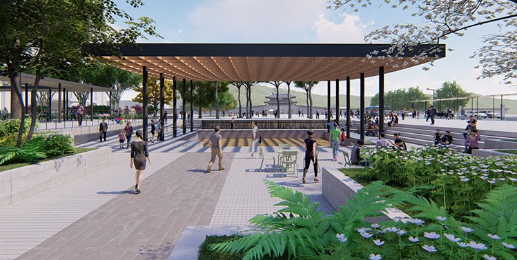 8월 6일 광화문 광장 재개장 - 한글분수, 명량분수