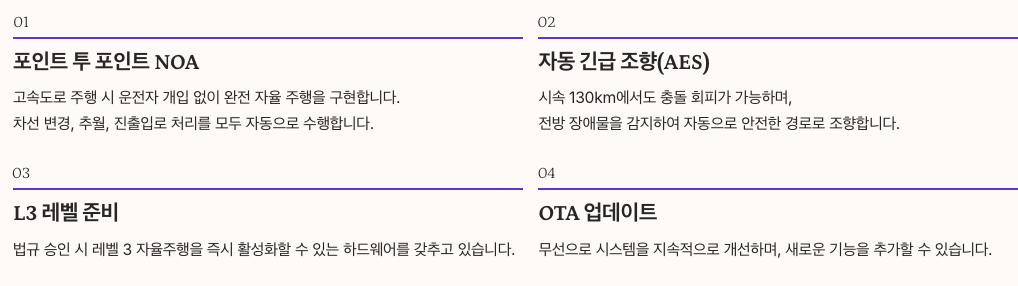 지커 9X의 G-Pilot ADAS - L3 자율주행 기술 정리