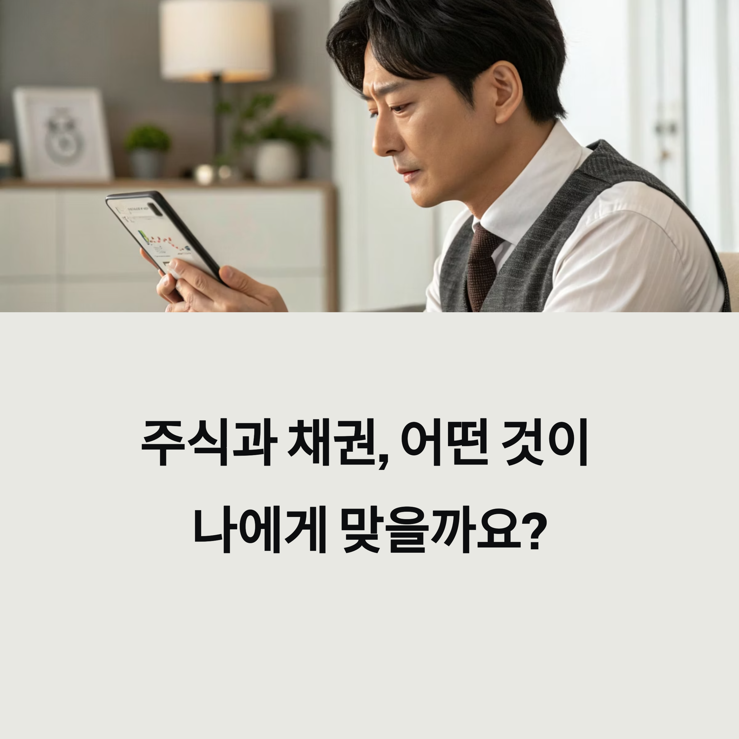 주식과 채권, 나에게 맞는 투자처는 무엇일까?