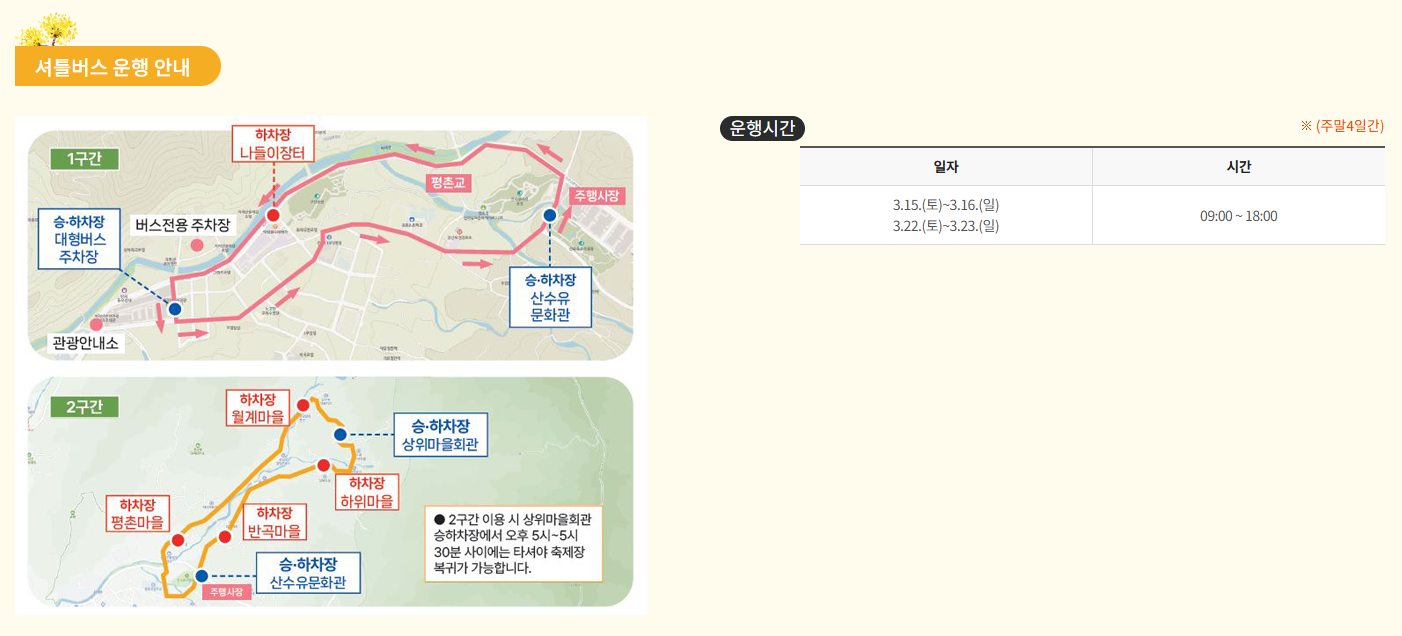 구례 산수유꽃 축제