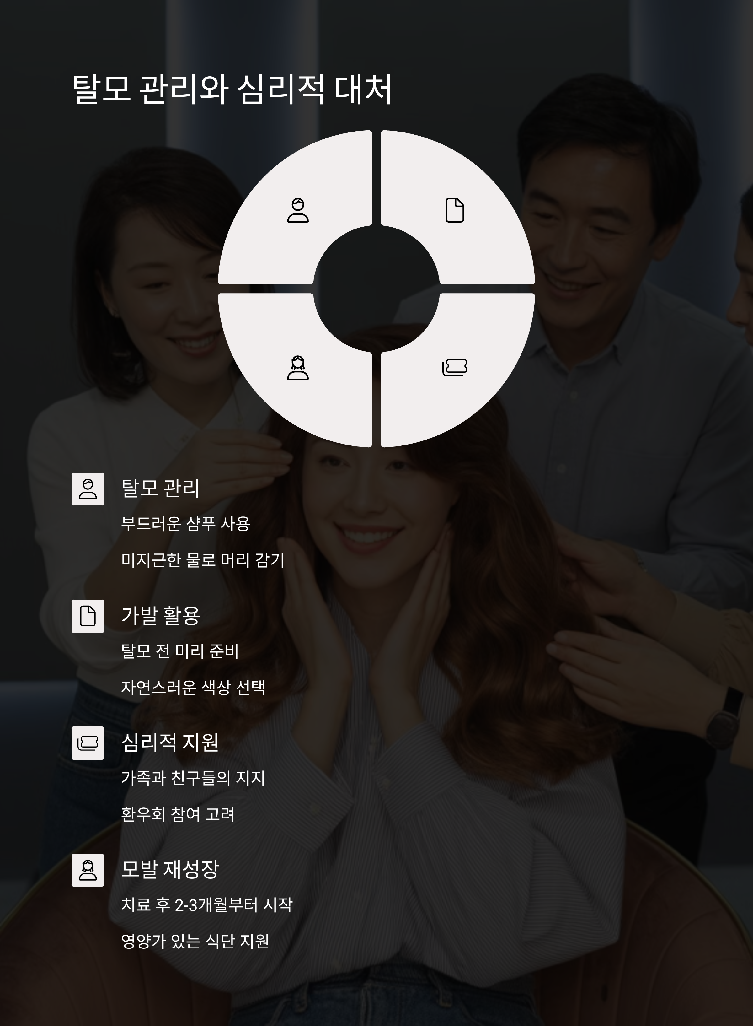 항암치료 부작용 탈모 관리