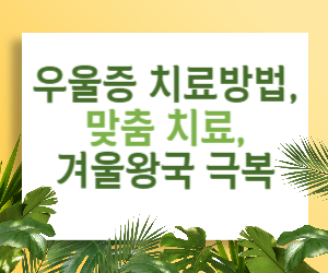 우울증 치료 방법&#44; 맞춤 치료&#44; 겨울왕국 극복