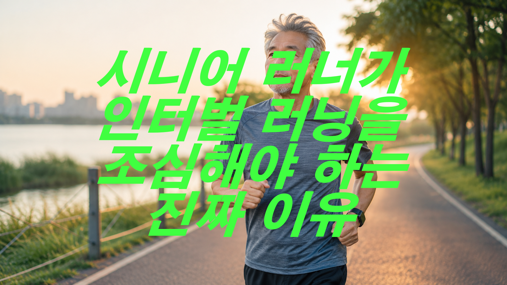 시니어 러너가 인터벌 러닝을 조심해야 하는 진짜 이유
