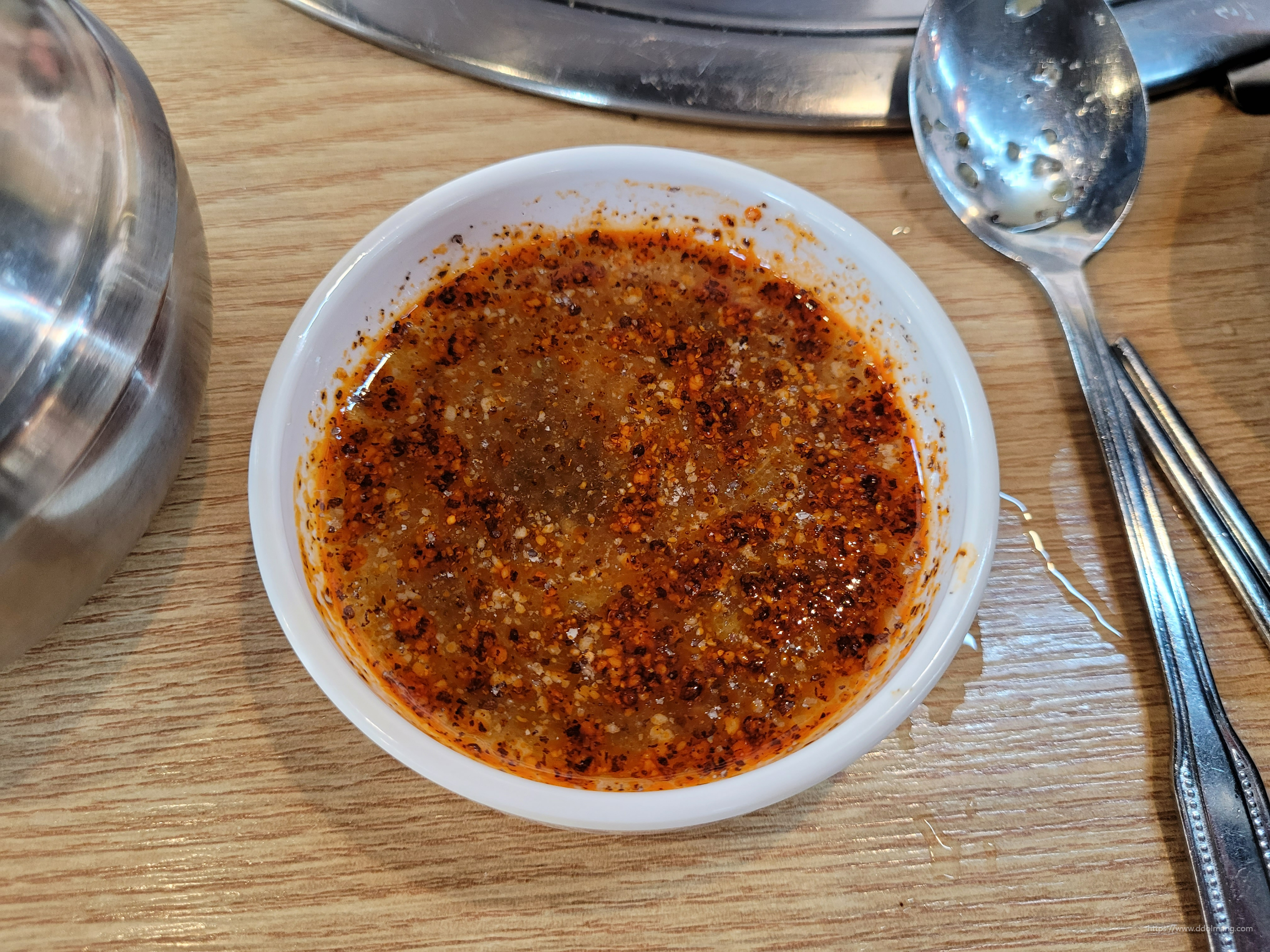 양념 비율대로 만들어진 소스