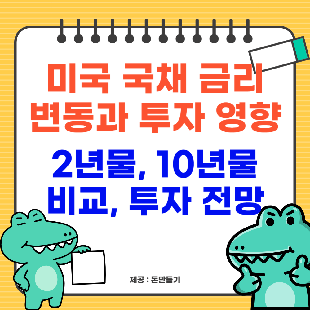 미국 국채 금리 변동과 투자 영향, 2년물, 10년물 비교, 투자 전망