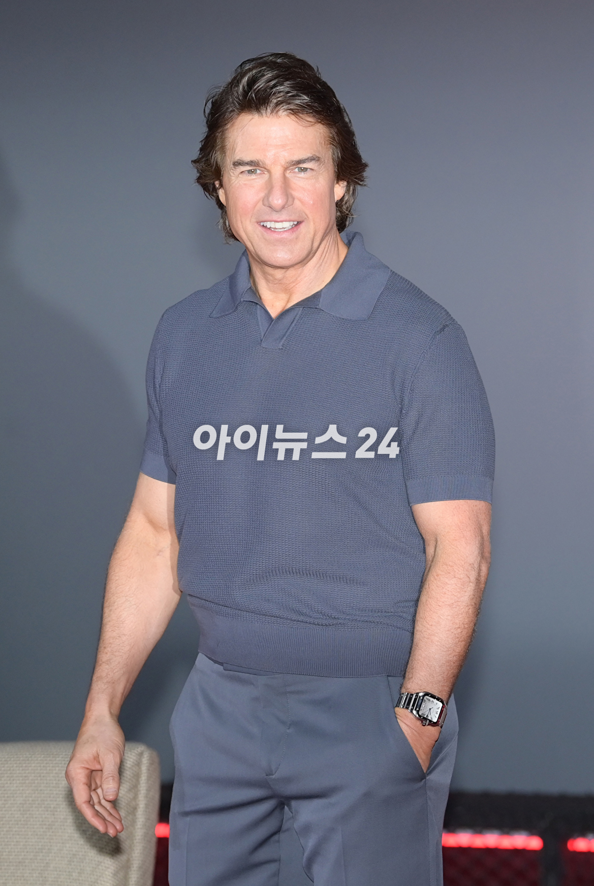 배우 톰 크루즈가 29일 오후 서울 송파구 롯데월드타워에서 진행된 영화 '미션 임파서블: 데드 레코닝 파트 원'(감독 크리스토퍼 맥쿼리) 내한 기자간담회에 참석하고 있다. [사진=정소희 기자]