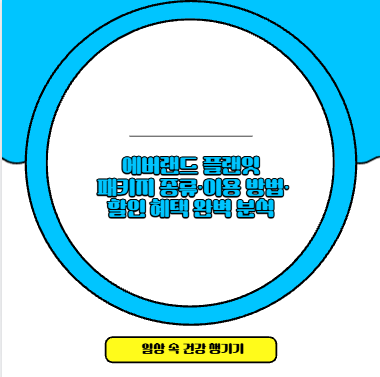 에버랜드 플랜잇 패키지 종류&middot;이용 방법&middot;할인 혜택 완벽 분석