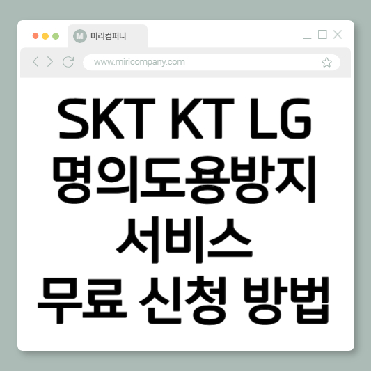 명의도영방지서비스-신청