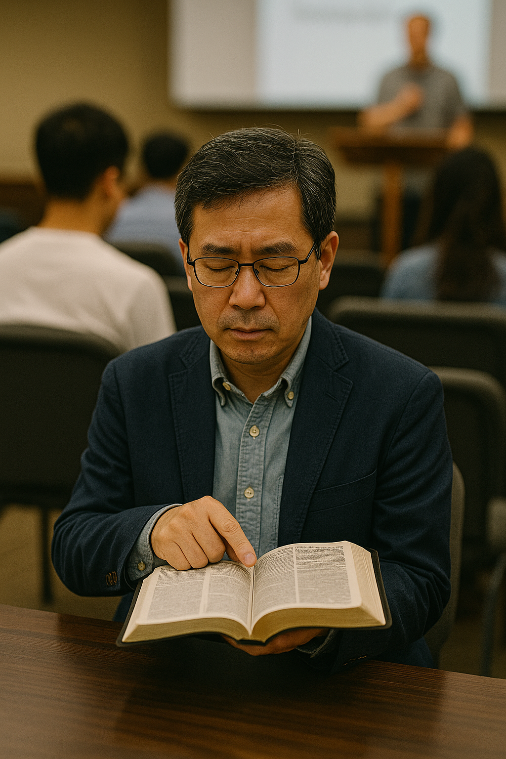 마 6:33-34 말씀을 보며 걱정하지 말아야 하며&amp;#44; 먼저 하나님의 나라와 하나님의 의를 구해야 하겠습니다. 그렇게 할 때에 하나님께서 그 모든 것을 더해 주실 것입니다. 하나님의 일을 먼저 행하기 위해 복음과 말씀과 성령을 의뢰하는 삶을 살아가는 모습을 그려주세요. 수양회 기간 중에도&amp;#44; 일상의 삶 중에도&amp;#44; 업무 중에서 이러한 삶의 우선순위를 두는 모습입니다.