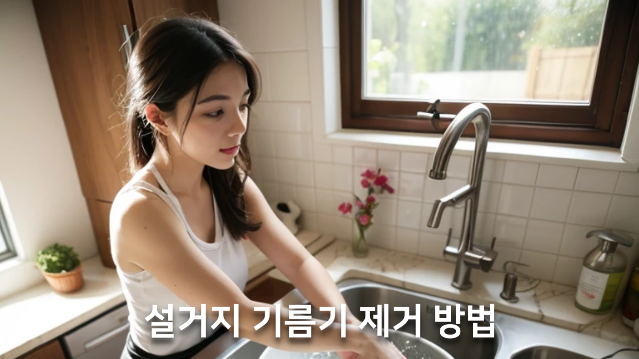 주방 설거지 기름기 제거 방법 + 그릇 기름기 분해와 주방 청소