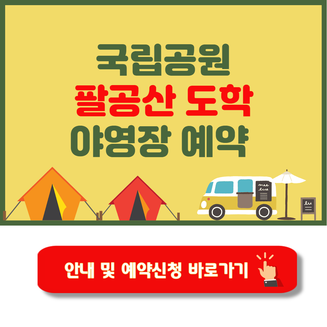 팔공산 도학야영장 캠핑안내