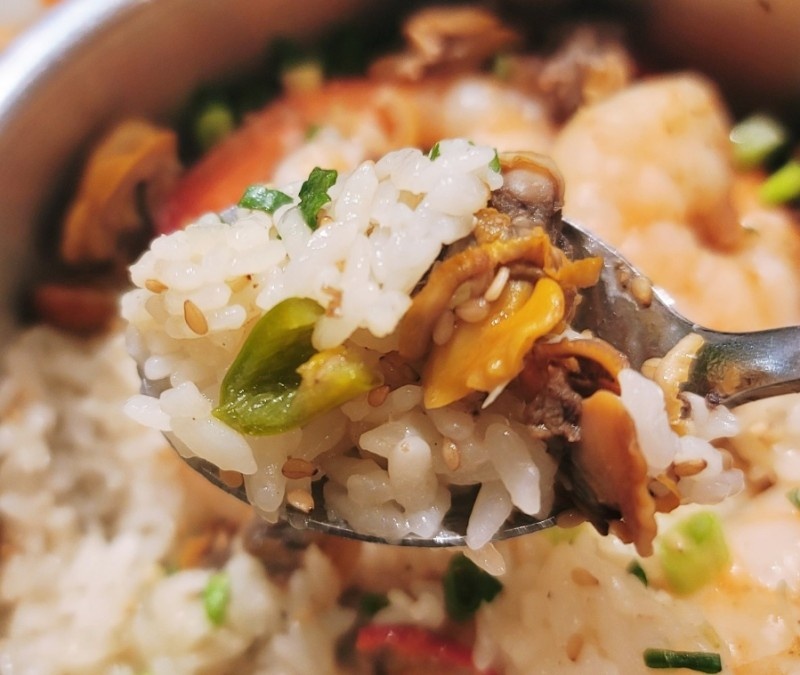 수원 스타필드 맛집 솥밥예찬 음식들