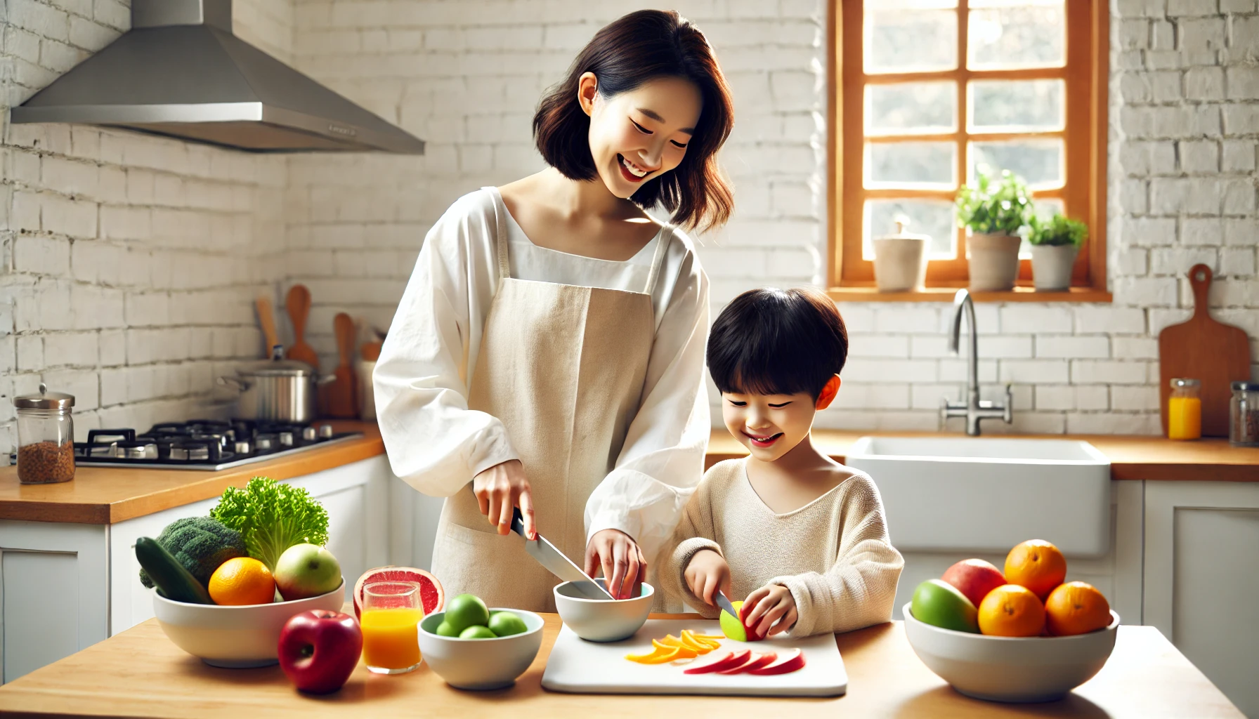 아이와 함께 간식만들기