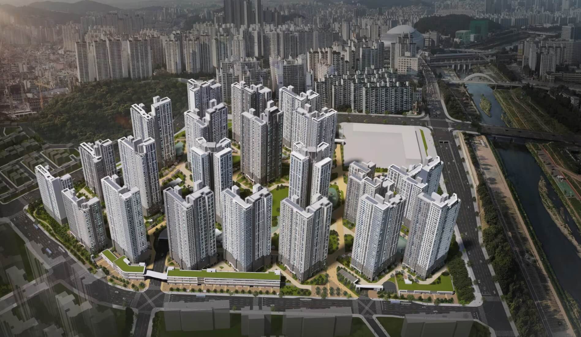 철산자이 더 헤리티지 예상 조감도