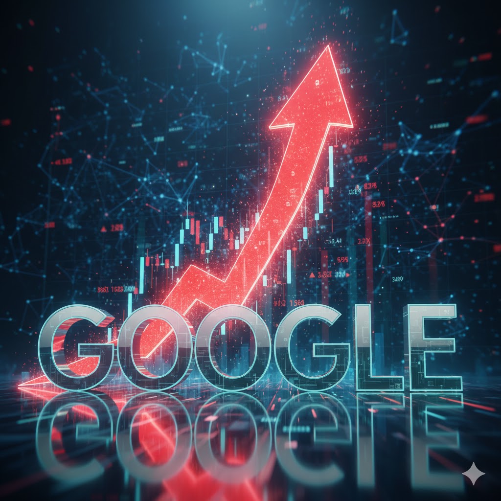 구글 주가 상승 이유 사진