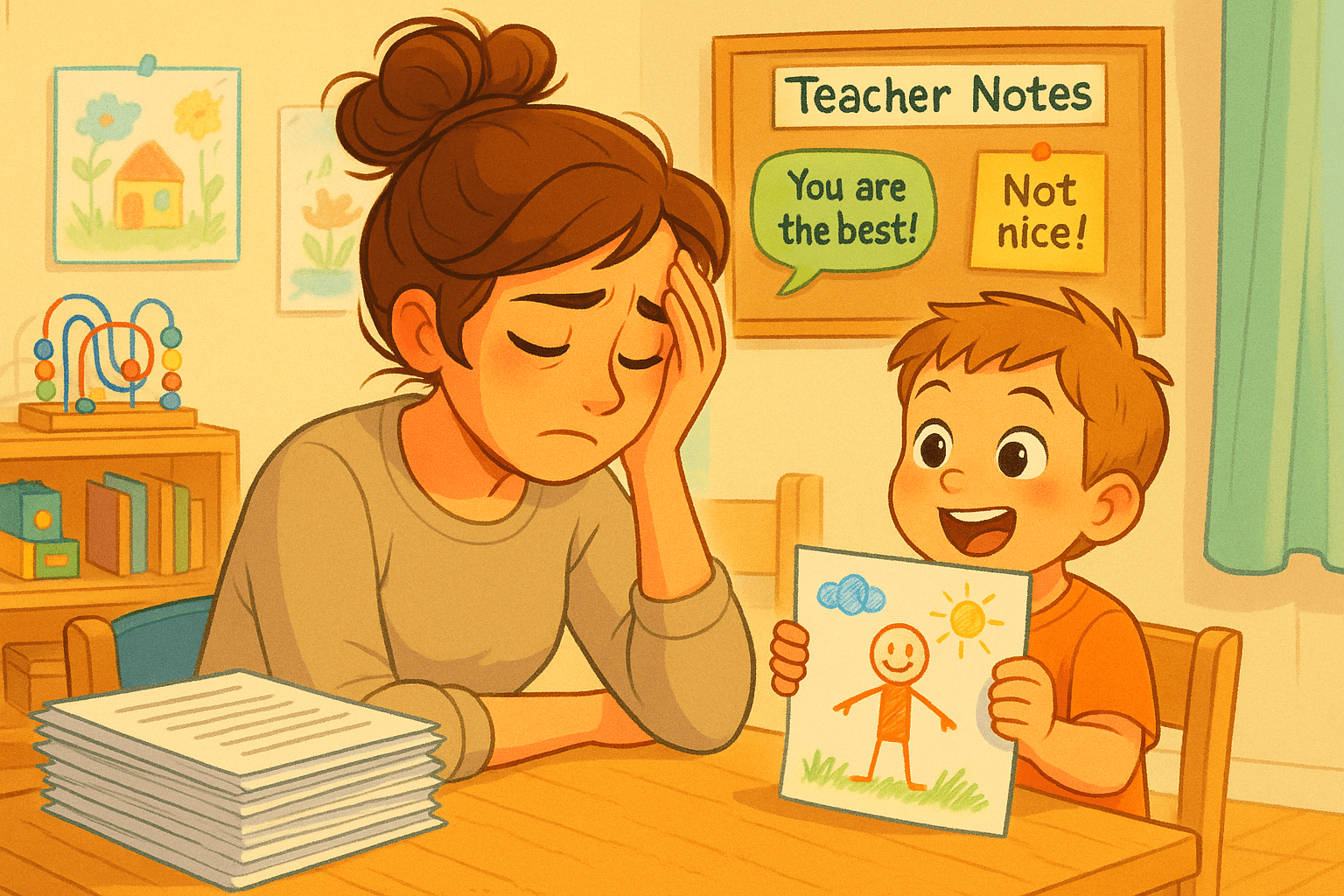 많은 문서화 업무로 인한 교사의 과부화