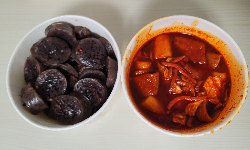 떡볶이, 순대