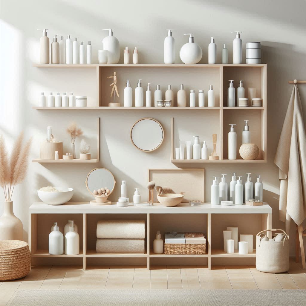 피부,체형관리 샵 배경