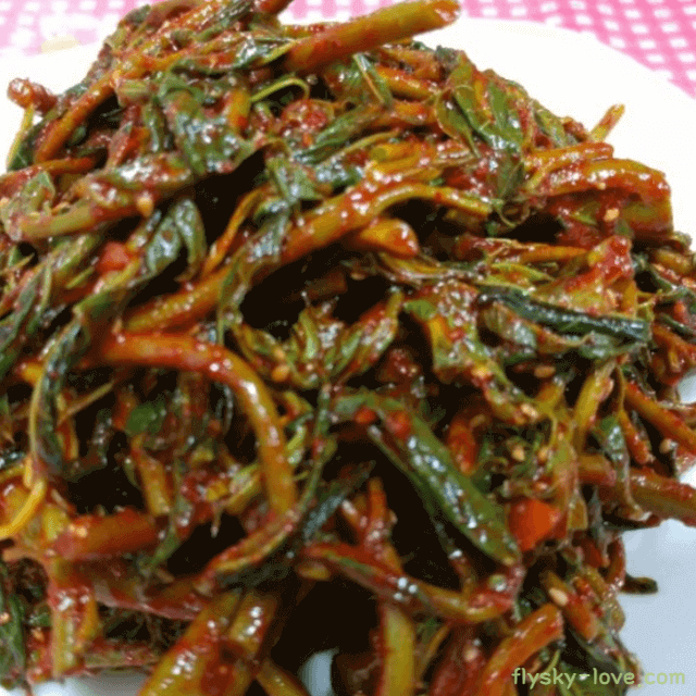 가죽나물 무침