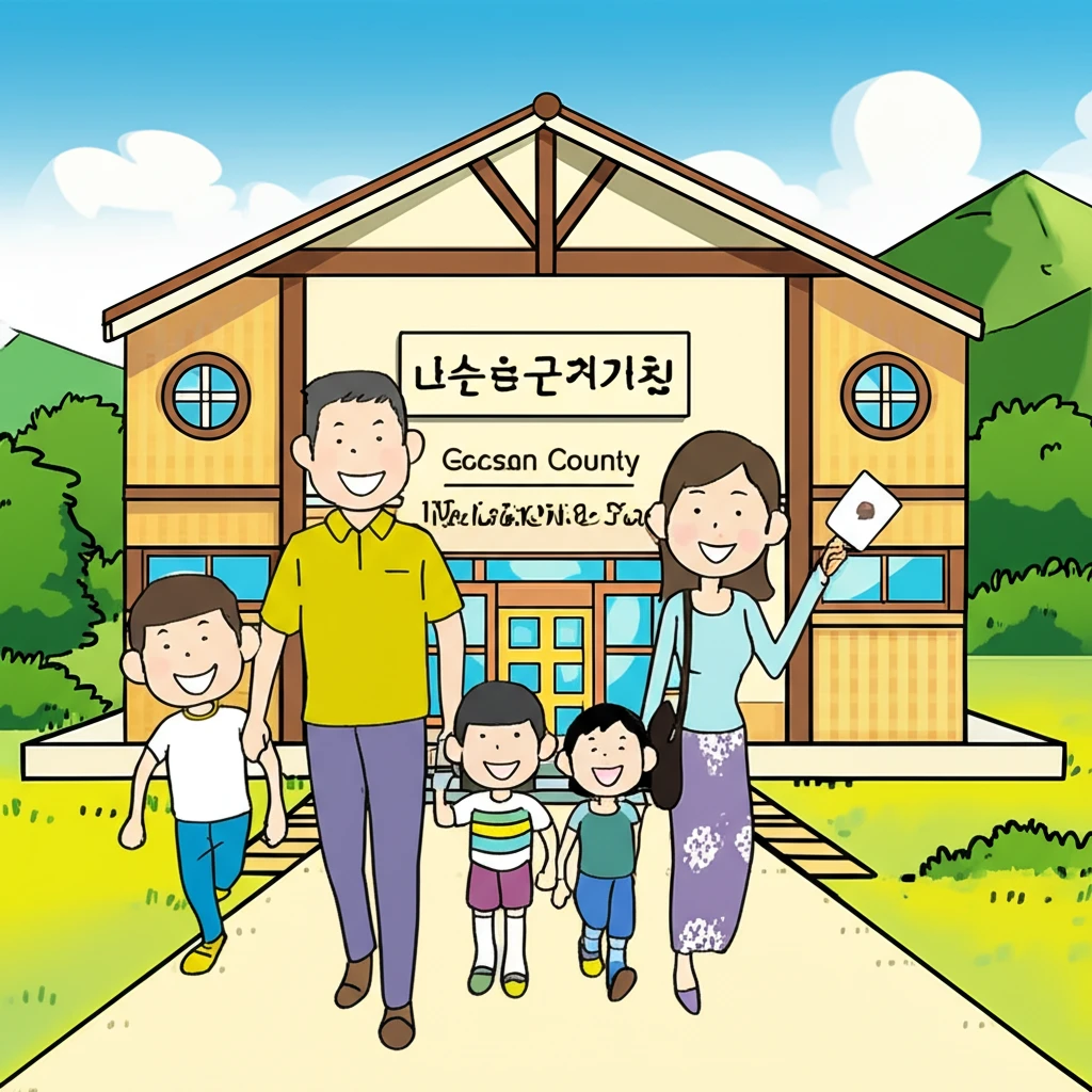 괴산군 다자녀가구 2025 지원 정책..