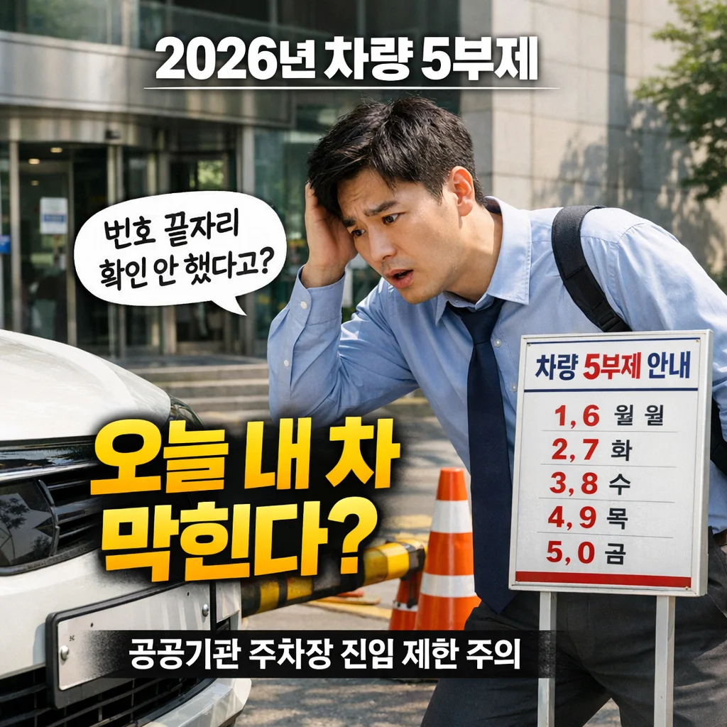 차량 5부제 의무 지역, 시행, 위반 FAQ, 무료 이미지 생성 프롬프트 공개