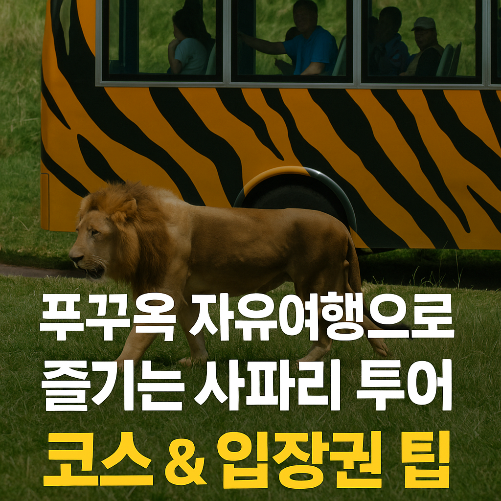 푸꾸옥 자유여행으로 즐기는 사파리 투어