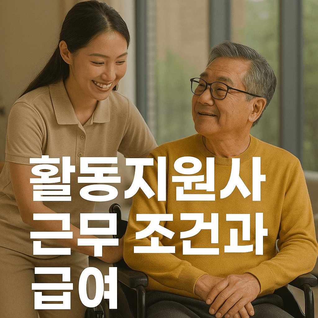 근무조건과 급여