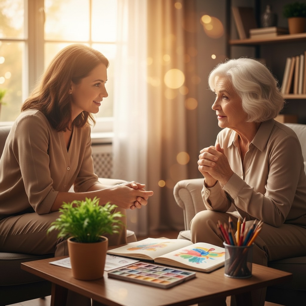 시니어 우울감 해소 심리 상담 정서 지원 우울증 관리