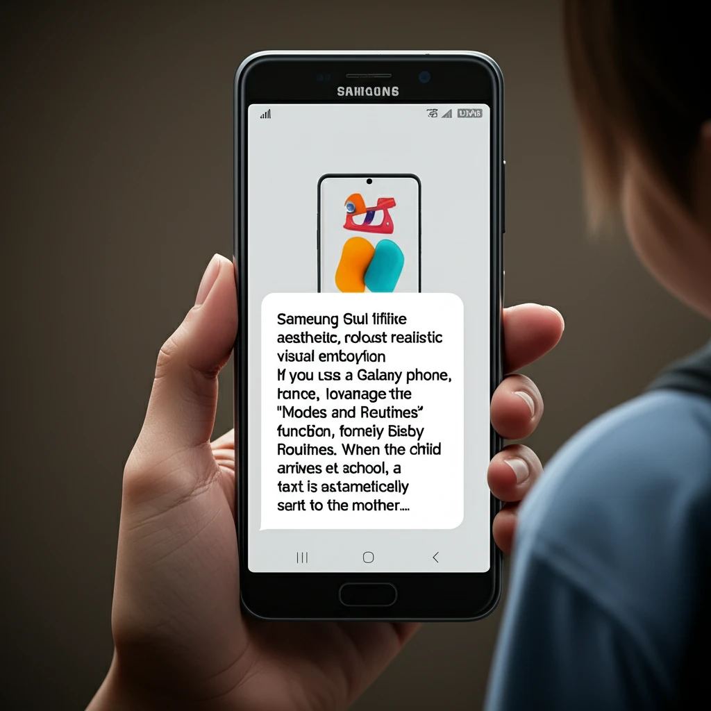 초등학생 자녀 위치 확인 문자 서비스..