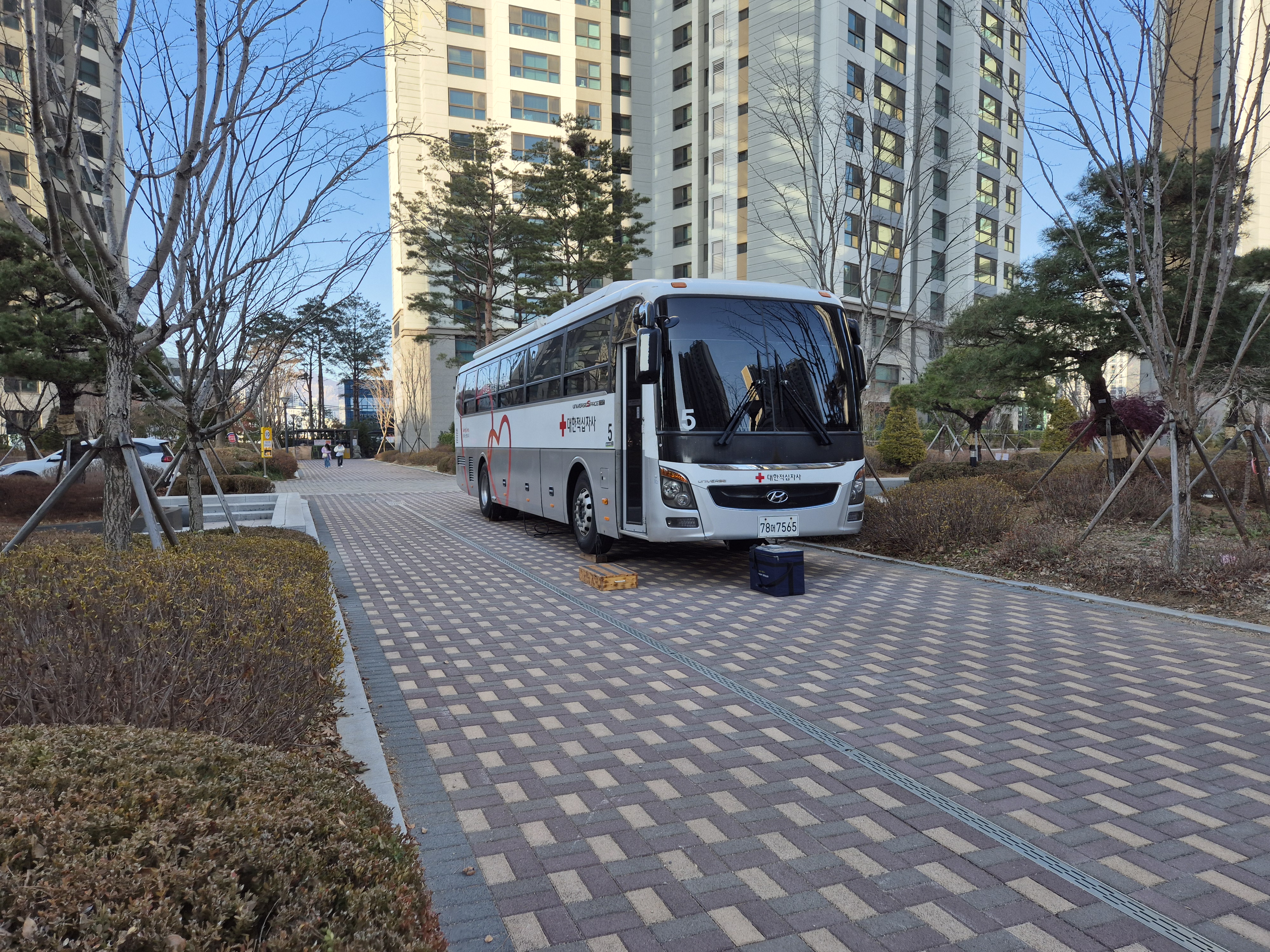 헌혈 버스로 헌혈의 집 찾지 않고 헌혈하기