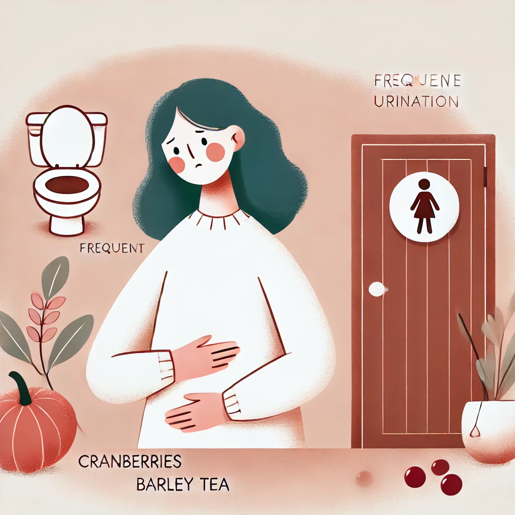 방광염 증상을 겪는 이미지