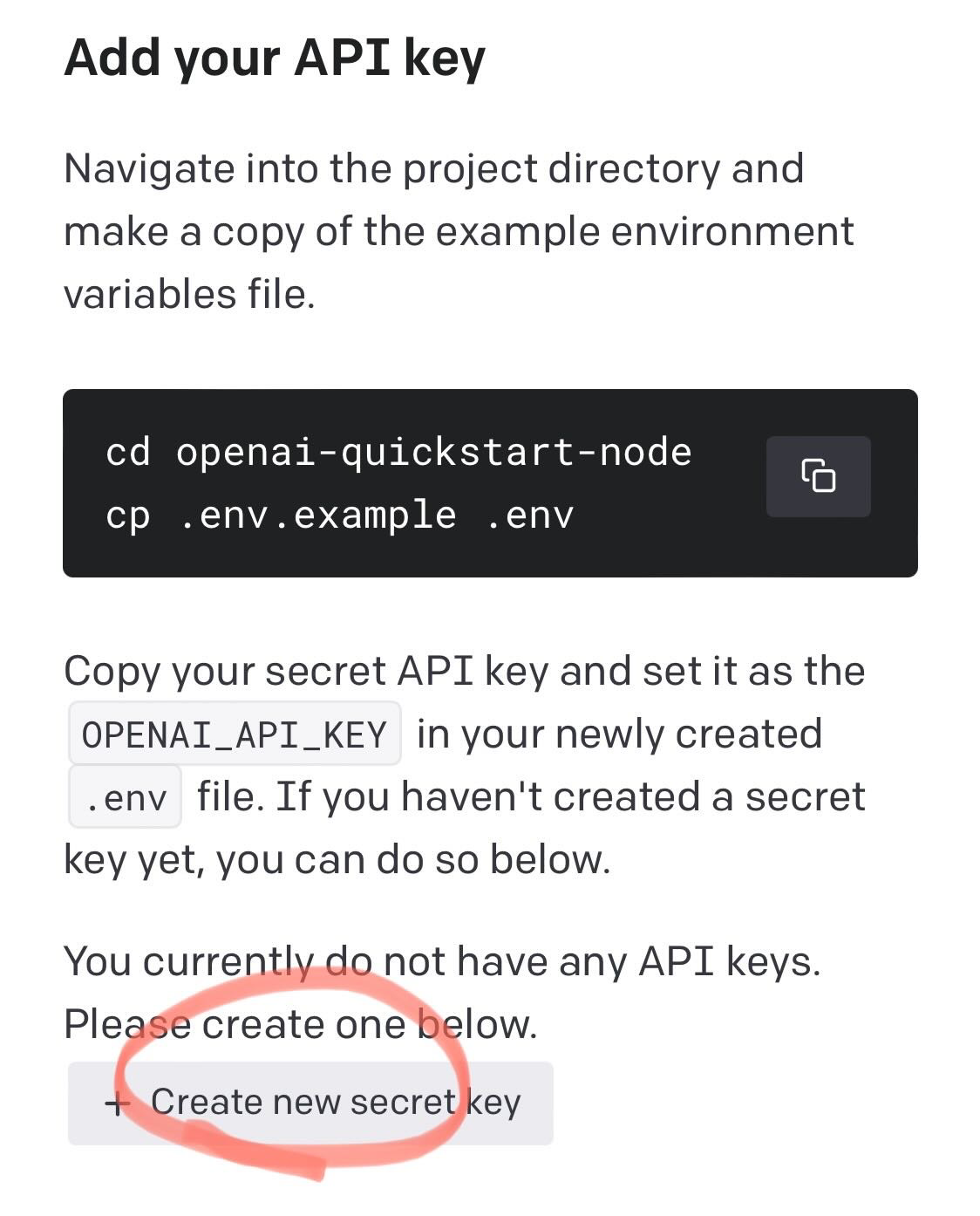 chatgpt api key 발급하기