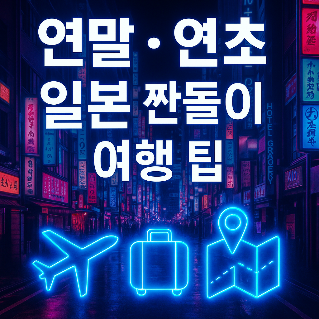 연말 연초 일본 여행 이미지