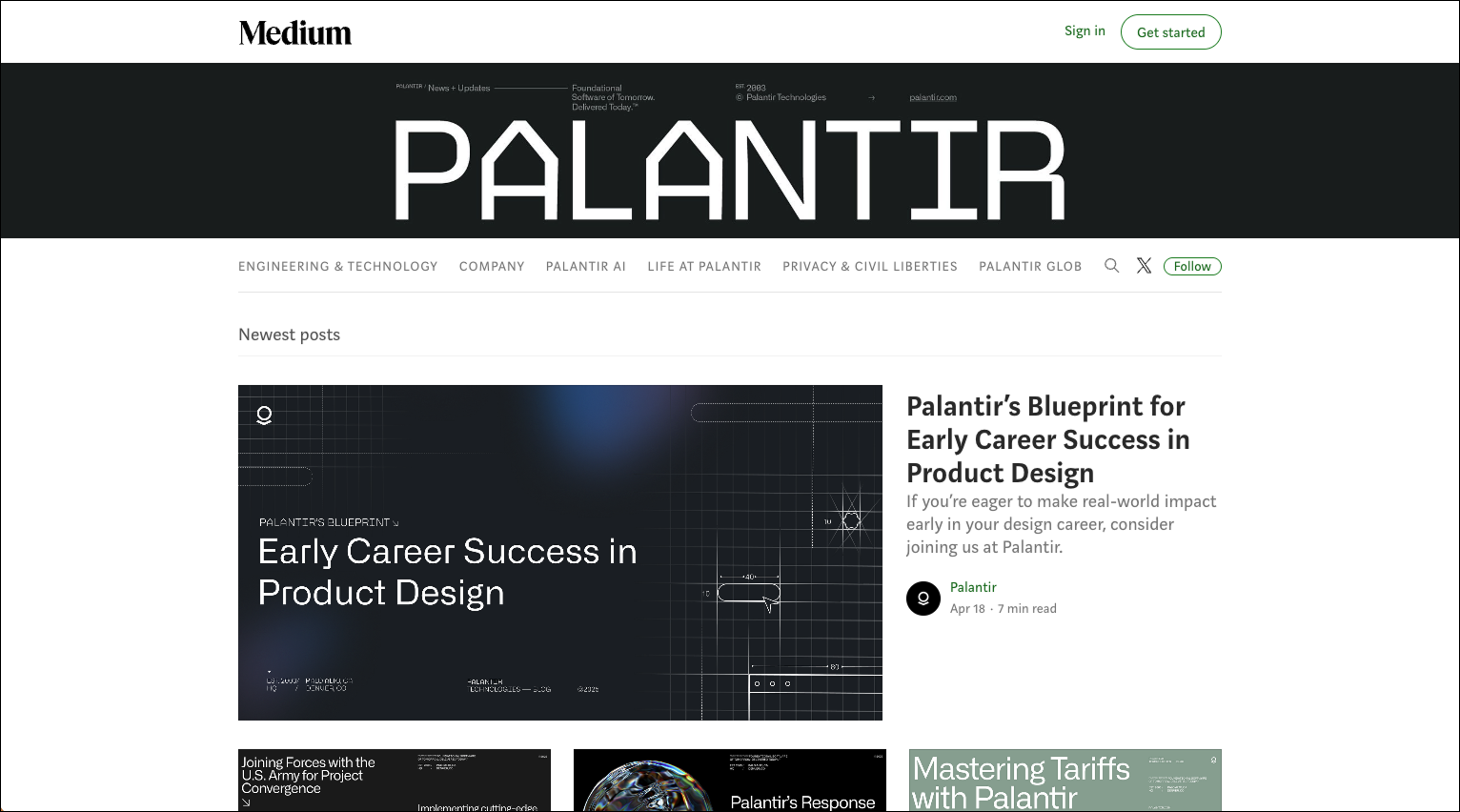 Palantir 블로그