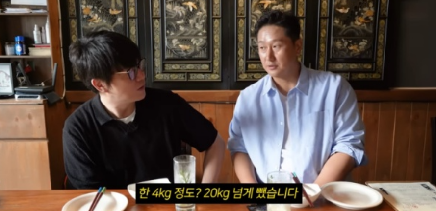 야구선수 이대호, 20kg 감량