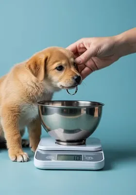 어린 강아지 식사량 계산하는 법