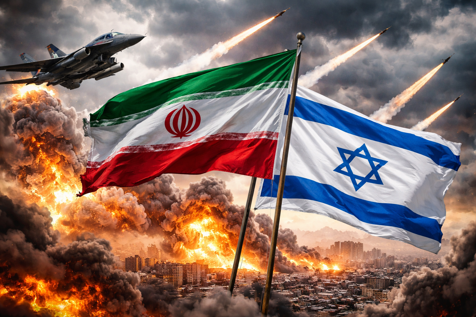 미국 이란 공격, 이란 이스라엘 즉각 공습 반격… 중동 전면전 시작되나? 관련 사진